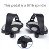 NAMUCUO Exercise Bike Pedals with Straps for Spin Bike and Indoor Stationary Exercise Bike, 6 Month Warranty