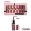 6 Pcs Brown Nude Pink Purple Red Lipstick Matte Sets,Light to Dark Velvet Lipstick for Women Long Lasting Waterproof 24 Hours Lip Stick Lip Stain Makeup Gift Sets,labiales mate 24 horas originales