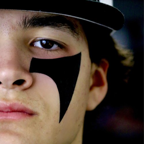 Patriot | Eye Black | Sports Eye black Tattoo (Axe Head, 6, Count)