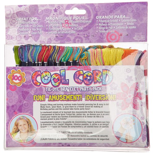 Janlynn Cool Cord Friendship Bracelet Pack, Makes 100 Bracelets