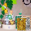 Animal Print Party Favor Bags - 60Pcs Zoo Print Goody Candy Treat Gifts Bags, Summer Jungle Safari Themed Party Decorations for Kids Girls Boys Birthday Baby Shower Animals Theme Events Supplies