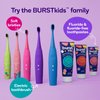 BURSTkids Marshmallow Sparkle Kids Toothpaste with Fluoride - Great Tasting Marshmallow + Hint of Mint Flavored Kid & Toddler Toothpaste - Dye Free, Vegan Toothpaste for Kids Ages 2+ - 4oz, 2pk