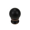 LC LICTOP Oil Rubbed Bronze Ball Lamp Finial for Lamp Shade (24x35mm) 2pcs