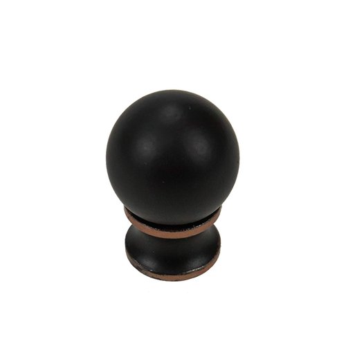 LC LICTOP Oil Rubbed Bronze Ball Lamp Finial for Lamp Shade (24x35mm) 2pcs