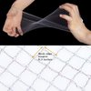 WeKen 100PCS Of Hairnets Invisible Elastic Edge Mesh 50cm Hair Nets for Women Hair Bun Making Sleeping Ballet Dancer Kitchen Food Service 20 Inches White (Bulk Pack 100pcs)