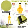Vinsot 36 Pieces Army Parachute Toy Parachute Flying Toys Action Figures Toy Hand Throwing Army Men Toy Figures No Battery Throwing Toys for Present Teens Boys Outdoor Games (Solid Color Style)