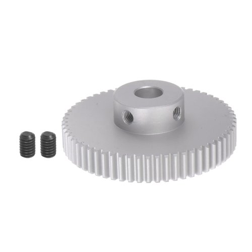 HARFINGTON Step Spur Gear 6mm Bore Gear 60T Mod 1 Aluminum Alloy Motor Gear for RC Car Replacement Parts Accessories Electric Grinder Gearbox Reduction Gear Reducer