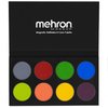 Mehron Makeup Paradise Makeup AQ 8 Color Tropical Palette | Magnetic Refillable Body Paint & Face Paint Palette | Professional Water Activated Makeup for Costumes, SFX, Halloween, & Cosplay