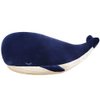 MUPI Whale Stuffed Animal 4 Size Down Cotton Soft Simulation Big Blue Whale Dolphin Doll Toy Cushion Pillow Whale Plus (10 Inch)
