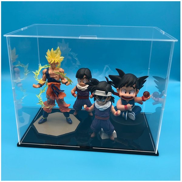 Li-TianFeng Clear Acrylic Display Case-Assemble Countertop Box for Display-Clear Display (10x6x8in;25x15x20cm)