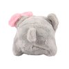 Leong Products Sad Hamster Meme Plush Toy with Pink Bow, Built-in Violin Sound for Soft Cute Sad Hamster (Sad Hamster with Music)