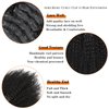 Yacurcur Afro Kinky Curly Clip in Hair Extensions Human Hair 4C Hair Clip in Extensions 8pcs 120g/set 10A Brazilian Virgin Natural Hair Clip Ins for Black Women Natural Black Color 12 Inch