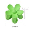 1Pc Purple Hair Claw Clips Flower Shaped Plastic Jaw Clips Anti-scratch Smell-less Useful Hold Tightly Purple Clips and Barrettes Hair Clips