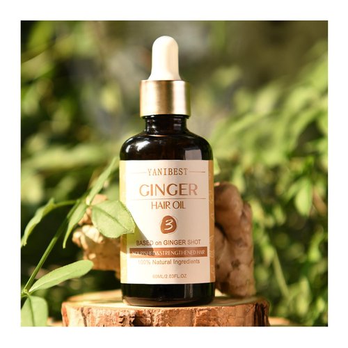 YANIBEST Natural Ginger Hair Oil, Improve in Scalp Health, Nourish Strengthen Hair Roots, Hair Oil Treatment, More Shinier and Healthier, for All Hair Types