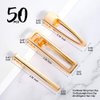 LEOBRO Gold Hair Clips, 50PCS Alligator Barrettes for Women, Girls, Crafts, DIY Hair Bows