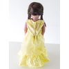 Little Adventures Yellow Beauty Princess Doll Dress - Doll Not Included - Machine Washable Child Pretend Play and Party Doll Clothes with No Glitter