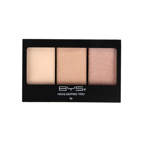 BYS Highlighting Trio Palette Illuminate - 1 Matte and 2 Shimmering Shades makeup palette
