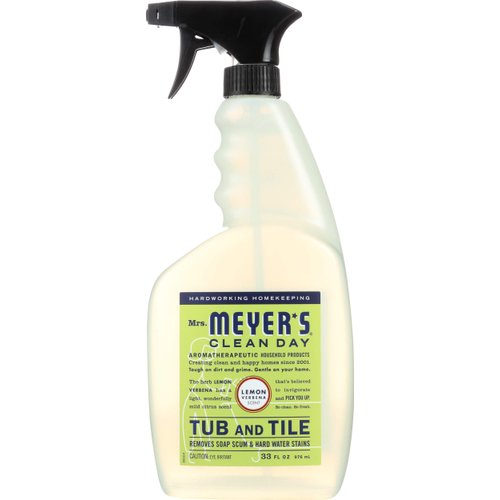 Mrs. Meyer's Tub and Tile Cleaner, Lemon Verbena 33 Fluid Ounce
