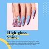 beetles 15ml Light Blue Nail Gel Soak Off LED Nail Lamp Gel Polish Nail Art Manicure Salon DIY Home Solid Gel 0.5Oz