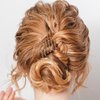 150Pcs 2 In Bobby Pins for Women,Hair Pins for Styling Bun Bobby Pins Hair Accessories,Suitable for Women Girls and Salon Dragon Hairstyles with Transparent Storage Box(Black,Brown and Gold)