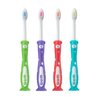 GUM Monsterz Children and Toddler Toothbrush , Soft Bristled Kids’ Toothbrush with Suction Cup , For Ages 2+, 1ct (6pk)