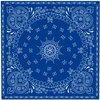 40Pcs Blue Bandana Paper Napkins Blue Bandana Party Napkins Happy Western Party Paper for Blue Bandana Theme Birthday Party Disposable Paper Napkins Bandana Party Decorations