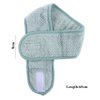 Leadigol 2 Pack Spa Facial Headband,Washing Face Makeup Shower Headband,Adjustable Coral Fleece Hair Band,Make Up Wrap Head Terry Cloth Headband,Non-slip Headband Hair Wrap Sweat Headband