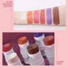 Orange Cream Blush Stick for Cheeks, Waterproof Face Cream Makeup Blush Stick, Long-Lasting Multi-use Blush Makeup Stick, Natural-Looking, Lightweight Skin Tint Blush Makeup for All Skin