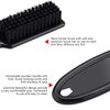 ROMONIX Barber Blade Cleaning Brush Hair Clipper Brush Nail Brush Tool for Cleaning Clipper (Black)