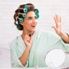 yoyokid 60PCS Hair Clips For Styling, 3.5inch Metal Duck Billed Hair Clips For Styling Sectioning, Curler Alligator Clips Hair Pins For Thick Hair Roller Salon, Silver