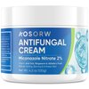 AOSORW Antifungal Cream for Jock Itch - Miconazole Extra Strength Itchy Skin Relief Cream - Ringworm Treatment for Humans, Athlete’s Foot Treatment - 4.2 oz (120g)