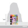 Horizon Group USA Rainbow High Scratch ‘n Style Fashion Sketchbook, Scratch Art, Coloring Book, Includes Stencils, Crayons, Scratch Art Stickers & More,Multi,210933