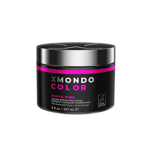 XMONDO Hair Color Super Pink Hair Healing Semi Permanent Color | Vegan Formula with Hyaluronic Acid to Retain Moisture, Vegetable Proteins to Revitalize, and Bond Boosting Technology, 8 Fl Oz 1-Pack