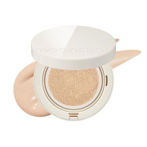 MOONSHOT KOREA Conscious Fit/Glow/Matte Cushion Foundation Flawless Coverage,Glass skin,Long-Lasting, Lightweight, Buildable Coverage,k-beauty (Glow Fit Cushion, 21N Cosmic Vanilla)