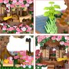 Cherry Bonsai Tree Building Sets, Original Scene Music Cherry Blossom Tree Building Kit 2008 Pcs,Type :Symphony. Sakura Tree House Building Set, Cherry Tree Building Set, Sakura Tree Building Set.