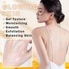 IONSGAKO 2PCS Orange Exfoliating Gel Scrub Natural Moisturizing Orange Exfoliante Facial Peeling Gel for Face Body Skin Deep Cleansing Exfoliating Gel Scrub