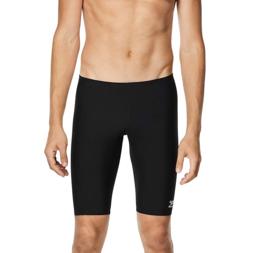Speedo mens Swimsuit Endurance+ Solid Usa Adult athletic swim jammers, Speedo Black, 32 US