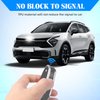 QBUC for KIA Key Fob Cover with keychian,TPU Protection Key Case Compatible with Telluride 2023 2024 2025 EV5 Sorento K4 K5 GT-Line Remote Smart Key Fob Protector (Grizzly)