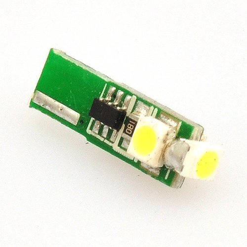 LEDwholesalers Mini-Wedge T5 74 LED Bulb with 3xSMD3528, Warm White, Sell by Package of 5, 1408WW x5