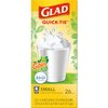 Glad OdorShield Small Trash Bags, Gain Original & Febreze, 4 Gal, 26 Count (Pack of 6) (Package May Vary)