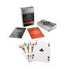 Backpacker Playing Cards - Plastic Playing Cards in Aluminium Box with Rules for 5 Backpacker Games
