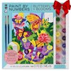 Bright Stripes Paint by Numbers Kit for Kids: Easy to Follow Paint by Numbers Canvas with Frame Kids Paint Kit (Paint by Numbers Butterflies + Blooms)