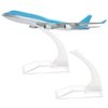 FINGERINSPIRE 2 PCS Model Plane Display Stand for Displaying for 5.5~6.3inch Airplane Models, 2.0x2.5x2.6inches Clear Plastic Aircraft Display Holder without Airplane Model