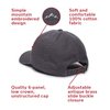 Outdoor Cap Mountain Embroidered Dad Hat â€“ Adjustable Soft Cotton Polo Style Unstructured Baseball Cap for Men & Women, Charcoal