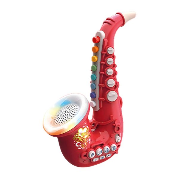 Smaroll Kids Saxophone Toy with Light and Sound,Multifunctional Early Educational Toys Musical Instrument Toy for Toddler Girls Boys Beginners Music Simulation Mini Saxophone, for Kids