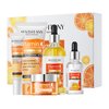 AESTHTANY Natural Skin Care Set Moisturizing Hyaluronic Acid Skin Care Kit 5PCS Women Beauty Set