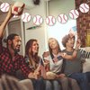 Boao 4 Pieces Baseball Banner Baseball Paper Garland Baseball Party Decorations Baseball Bunting Decor Sports Birthday Baby Shower Party Supplies