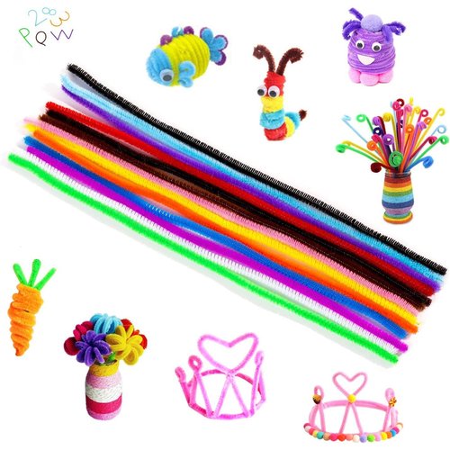 Pipe Cleaners, 300pcs 20 Colors, Craft Supplies, Pipe Cleaner Chenille Stems, Craft Pipe Cleaners