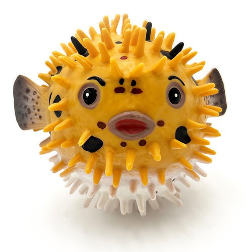 Gemini&Genius Pufferfish Toy, Realistic Puffer Fish Action Figure, Real Blowfish Toy, Educational Gift, Display and Play Toy, DIY Craft Decor, Swimming or Bath Toy for Kids
