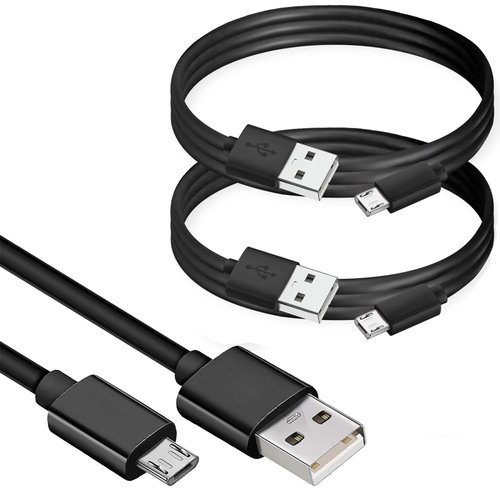 VOLT+ Professional Quick 2.0 Charge MicroUSB Compatible with Oppo A5s (AX5s) (2PACK) 6Ft/1.8M Long Data Charging Cable Plus Extra Strength for Fast & Quick Charge Speeds!